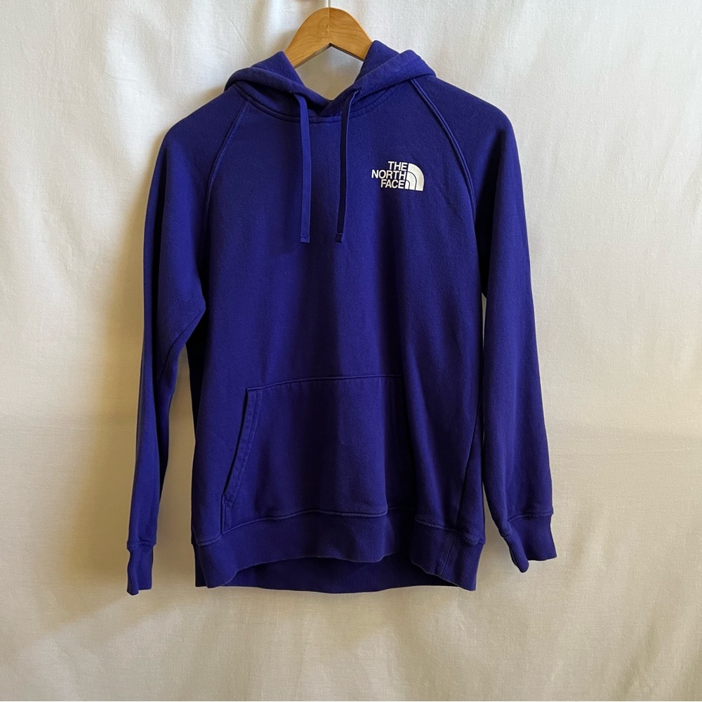 North Face Blue/Purple Hoodie. Size S